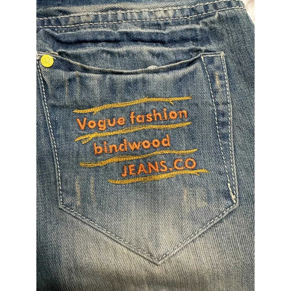 Vintage Bindwood Denim Capris NWT McBling Cyber Grunge Cropped Jeans 29 NWT